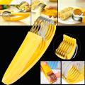 Banana Cutter Banana Slicer Fruit Knife Kitchen Gadget Bar Tools Veggie Cutter Stainless Steel. 