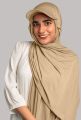 Hijab Hat Cap with Attached Hijab – Sun Protection, Comfortable, Versatile for University/Office, Available in Black. 