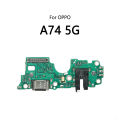 USB Charge Dock Port Socket Jack Plug Connector Flex Cable For OPPO A74 4G 5G Charging Board Module. 