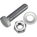 Full Thread Stainless Steel Hex Bolts with Nut 6mmx12mm Thickness 6mm, Length 12mm ( Pack of 10pcs). 