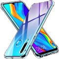 For Huawei P30 Lite Shockproof Airbag Anti Shock Resistant Clear View Transparent Back Case. 