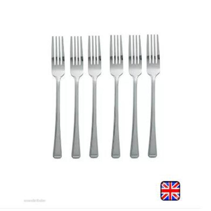 Pack Of 6 Dinner Steel Fork