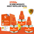 WBM Mosquito Repellent Refill - 45ml Each | Mosquito Liquid Refill Lemon, Long Lasting Protection Upto 180 Nights  Pack of 3. 