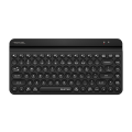 A4Tech FBK30 - Bluetooth & 2.4G Wireless Keyboard - Multi Device - QuietKey Technology - Silent Keyboard - Pairs upto 4 Devices - Smartphone Cradle - Portable Mini Keyboard - For PC/Laptop/Smartphone/Tablet/Smart TV. 