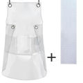 Fashion Barber Apron Oil Resistant Waterproof Home Aprons Unisex TPU for Kitchen Hair Salon Barber Barista Household Supplies. 