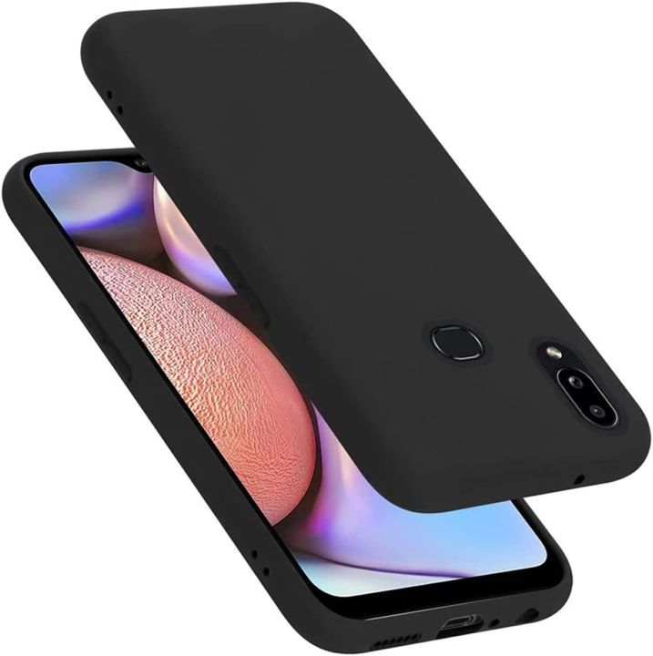 SAMSUNG A10S Matte Black Soft Silicon TPU Back Cover Case