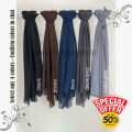 Modern Modest Pack of 4 Premium Chiffon Georgette Hijabs for Women/Girls - Non-Slip, Lightweight, Soft, Plain Color. 