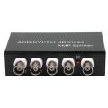 FLYEER Signal 1 in 4 Out AHD/CVI/TVI Video Splitter HD Coaxial Camera,Black. 