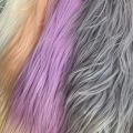 CGGJNUOH 8cm White Long Faux Fur Fabric Handmade Immitation Fur Soft Plush Clothing Fabric Toys Beard Hair Christmas Sewing Accessories. 