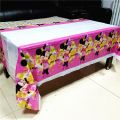 mickey mouse tablecloth kids birthday party supplies minnie mouse table cloth baby shower Mickey Minnie disposable tablecloth. 