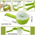 Bag Clips For Food,Bag Clips With Cap Pour Spout,Chip Clips For Bags,Seal Pour Food Storage Snack Bag Clip, Kitchen Food Storage and Organization Moisture Sealing Clamp. 
