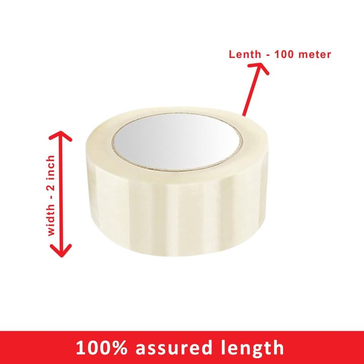 Packing Tape / Imported tape / Clear 2 Inch x 100 meter /Heavy Duty Packing Tape / Tape /Clear