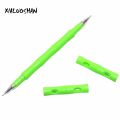 1 Pc Double Writable 0.38mm Bamboo Flute Gel PenSignature Water-based Pen Bamboo Flute Yayun Gel Pen Double Refill. 
