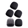 NANLIY- 3x Mic Cover Sponge Microphone Windscreen for Blue Yeti, Yeti Pro Condenser & (Sponge and Furry Windscreen, 2 Pack). 