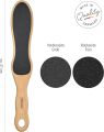 1 Pc Wooden Foot File, Callus File Made of Real Wood, Double-Sided Callus Rasp Foot. 
