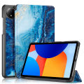 For Xiaomi Redmi Pad SE 8.7inch 2024 Case Slim Tri-fold Smart Flip Cover Full Coverage Casing. 