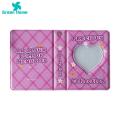 Green Home Photocard Binder Stain Plaid Pattern Photocard Holder. 