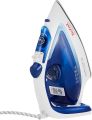Tefal Easygliss Durilium Airglide Soleplate Steam Iron, 2400 Watts, Blue/White, FV5715M0. 