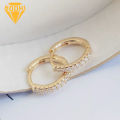 Women Earring Rhinestone Simple Mini Piercing Hoop Studs Earlobe Tragus Circle for Female. 