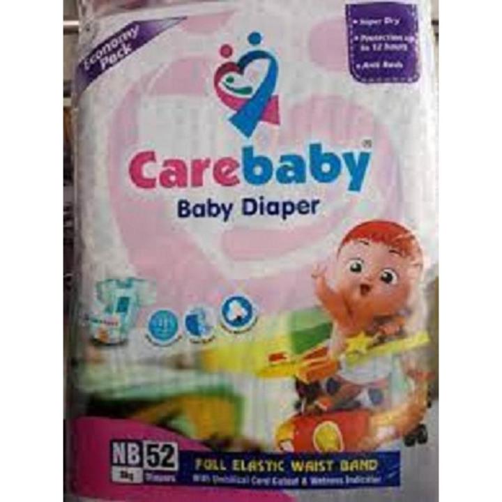 CARE BABY DIAPER (SIZE 1 NEWBORN 3KG) 52-PCS PACK