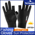 [HOT] FLYSAND Fishing Catching Gloves Protect Hand Professional Release Anti-Slip Fish Gloves Anti-UV Men Women Ice Cool Fishing Glove. 