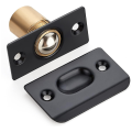 4 Pack Closet Door Ball Catch Door Ball Catches for Interior Doors Dual Adjustable Ball Bearing Catch Black. 
