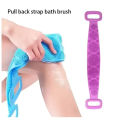 Silicone Body Scrubber Bath Belt For Men And Women Exfoliating Back Washer Shower Strap With Massage Nubs. 