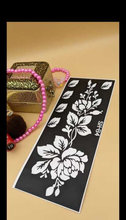 New Mehndi Design Henna stencil mehndi sticker 13