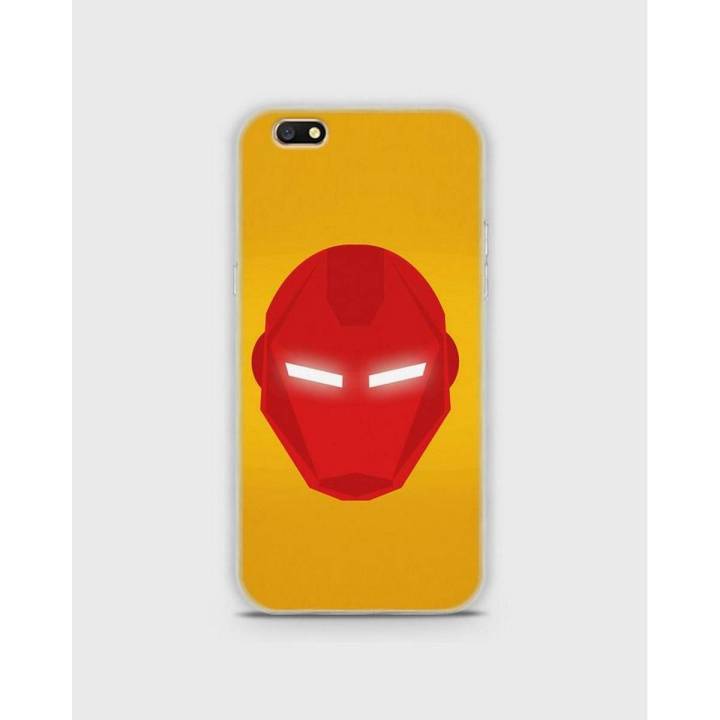 A77 Case Cover Hybrid Soft- Oppo  Iron Man Mask - 1cover2449
