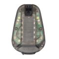 Helmet Survival Beacon Light Helmet Strobe Light with Magic Tape D. 