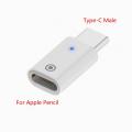 【NEW】 New For Apple Pencil Ipad Pro Charging Adapter Cable Connector USB-C Type-C To Female Lighting Converter. 