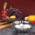 Vegetable Steaming Rack Stainless Steel Folding Food Steamer Net Basket Steamer Scalable Kitchen Tools Gadgets. 