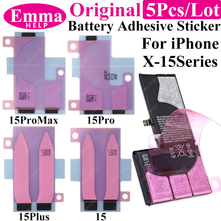 Battery Adhesive Sticker For iphone 15 Pro Max Stretch Glue Double-sided Tape Battery Sticker Tape Strips Mobile Phone Battery