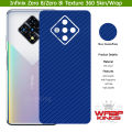 Infinix Zero 8 & 8i Skin/Wrap 360 Protection Sheet/ Carbon fiber/ Matte/ Transparent/ Lamination Back Included Camera Skin. 