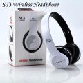 Wireless Bluetooth Headphone P47 with SD Card & Radio - Red Color. 