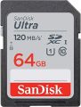 SanDisk 64GB Ultra SDXC UHS-I Memory Card - 140MB/s, C10, U1, Full HD, SD Card For Camera. 