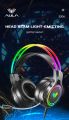 Aula S608 Rainbow 3.5mm + USB-A Gaming Headset  connect the Aula S608 to your computer with a 3.5 mm jack The RGB lighting can easily match the atmosphere of your room. 
