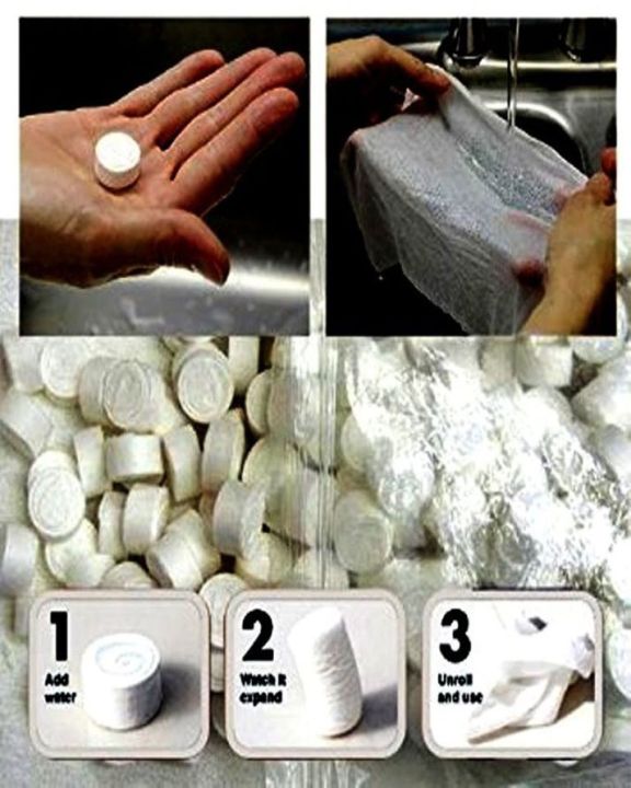 Candy towel tissue-20 pieces-Compressed Towels, Disposable Compressed Cotton, Soft Compressed Wipe, Compressed Towel Tablet, Portable Compressed Coin Tissue for Travel, Camping,Sport, Beauty Salon,