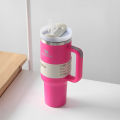 Original Stanley Tumbler With Straw 40oz - Insulated Stainless Steel (24 Hour)Hot And Cold Cup - Tumbler Mugs - Coffee Mugs - Compatible for Travel Water Bottle - Perfect Gift For Girls And Boys. 