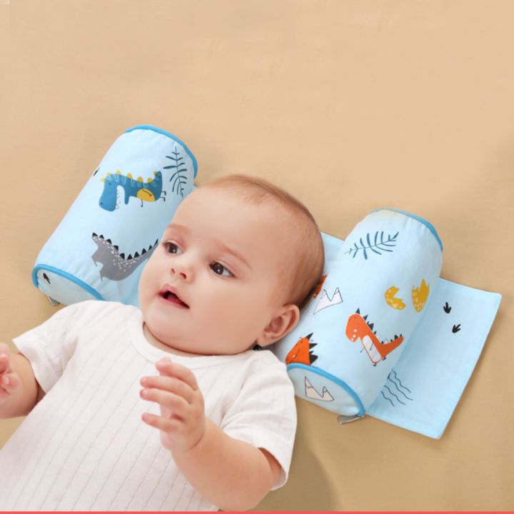 Soft Anti Twisting Head Compression Baby Pillow Breathable Portable Anti Scar Pillow Adjustable 0-1 Years Newborn Pillow