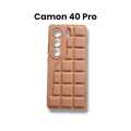 Tecno Camon 40 Pro 4G Cover Soft Matte Silicone Puffer Down Jacket Style Box Design Camera Protection Back Case for Tecno Camon 40 Pro 4G. 