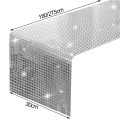 Disco Table Mat Tear Resistant Mirror Effect Disco Table Mat. 