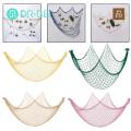 Decorative Fishing Net Large Diy Ocean-inspired Fishing Net Decor Set of 2 Wall Art Hanging Fishnet Ornaments for Home Decor Sea Party Decoration. 