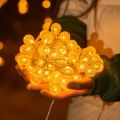 Crystal Waterdrop Ball 20 Led String Fairy Light for Room Decoration - Water drop ball LED Fairy Lights Battery Operated. 