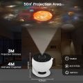 Galaxy Projector Lamp with 12 Different Galaxies and Nebulae 360° Rotation with Realistic Planetarium Night Light for Kids - Birthday Party - Couple. 