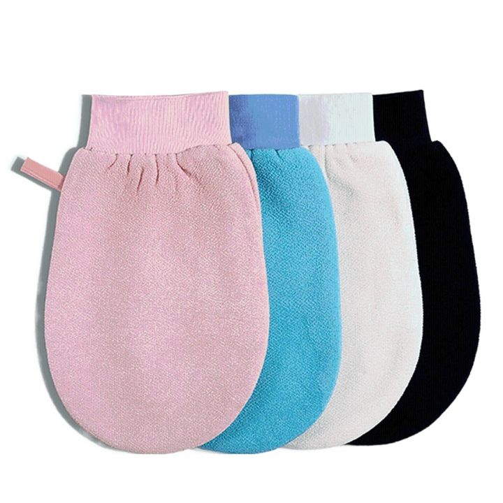 Exfoliating Gloves 1pcs - Exfoliating Bath Washcloth Scrub Mitt for Body - Dead Skin Body Exfoliator - Exfoliating Massage Mitt Back Scrubber Glove