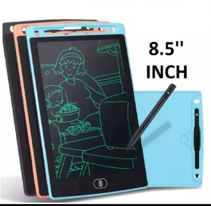 LCD Writing Tablet Electronic Slate E-writer Digital Memo Pad Erasable Writing Board Learning Toys And Gadgets For Educational And Daily Life Routine Notebook Purpose  8.5 Inch
