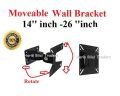 LCD Stand/ Wall Mount / LED Bracket / Wall Bracket Tilt Swivel TV wall mount bracket for 14-26 inch (Revolving / Moving). 