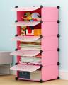 5 Cube Plastic Cabinet, Wardrobe , Organizer with Shoe Rack. 