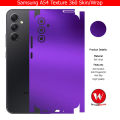 Samsung Galaxy A54 Skin/Wrap 360 Protection Sheet/ Carbon fiber/ Matte/ Transparent/ Lamination Back And Sides Included Camera Skin. 